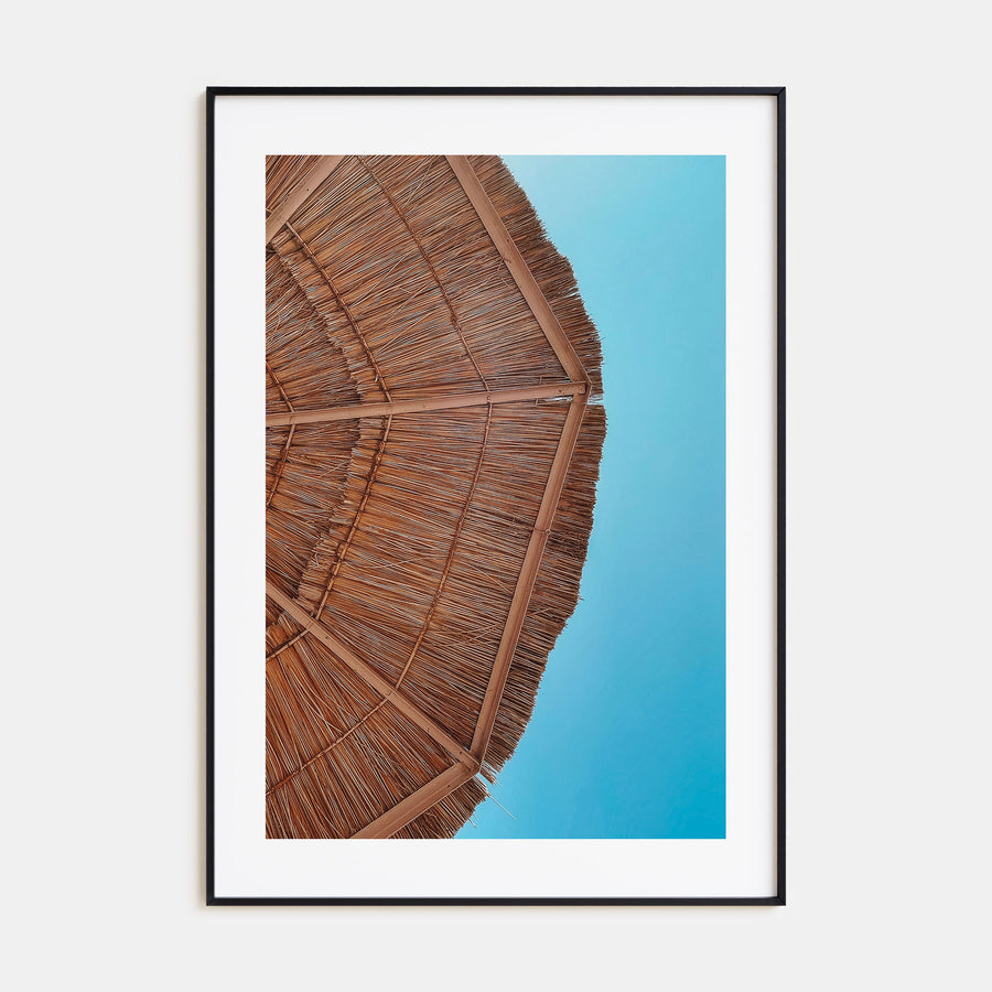 Straw Umbrella Photo Color Poster