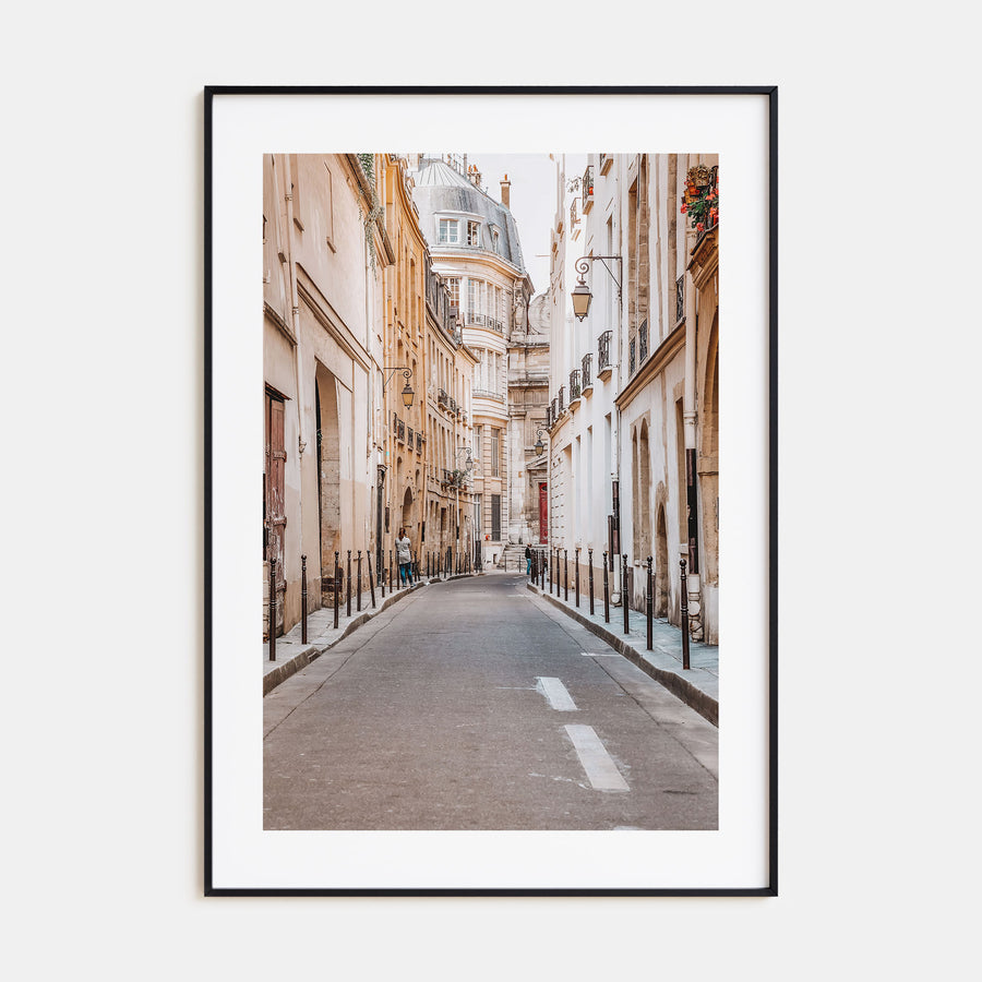 Streets of Paris Photo Color Poster