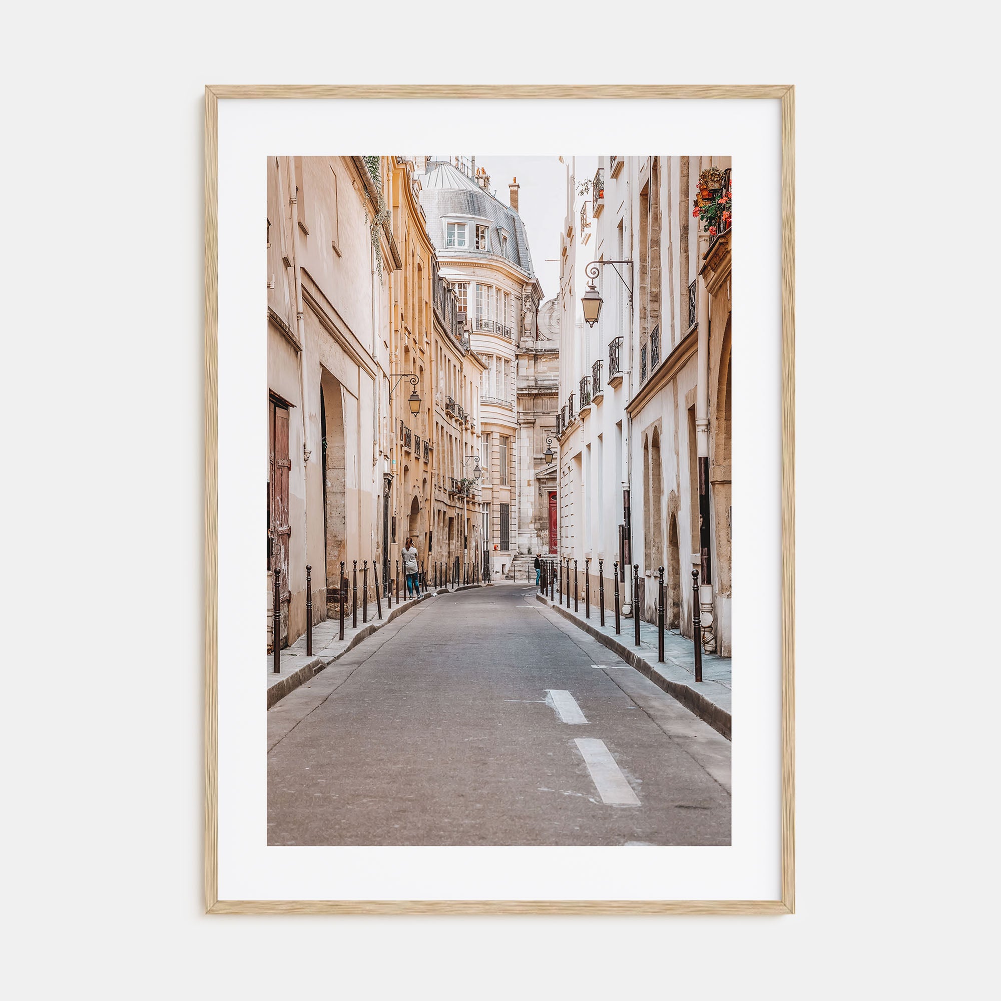 Streets of Paris Photo Color Poster