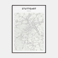 Stuttgart Map Portrait Poster