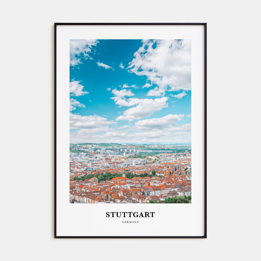 Stuttgart Portrait Color Poster