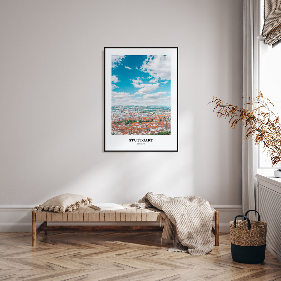 Stuttgart Portrait Color Poster