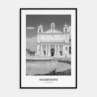 Suchitoto Portrait B&W Poster