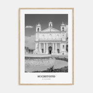 Suchitoto Portrait B&W Poster