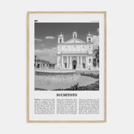 Suchitoto Travel B&W Poster