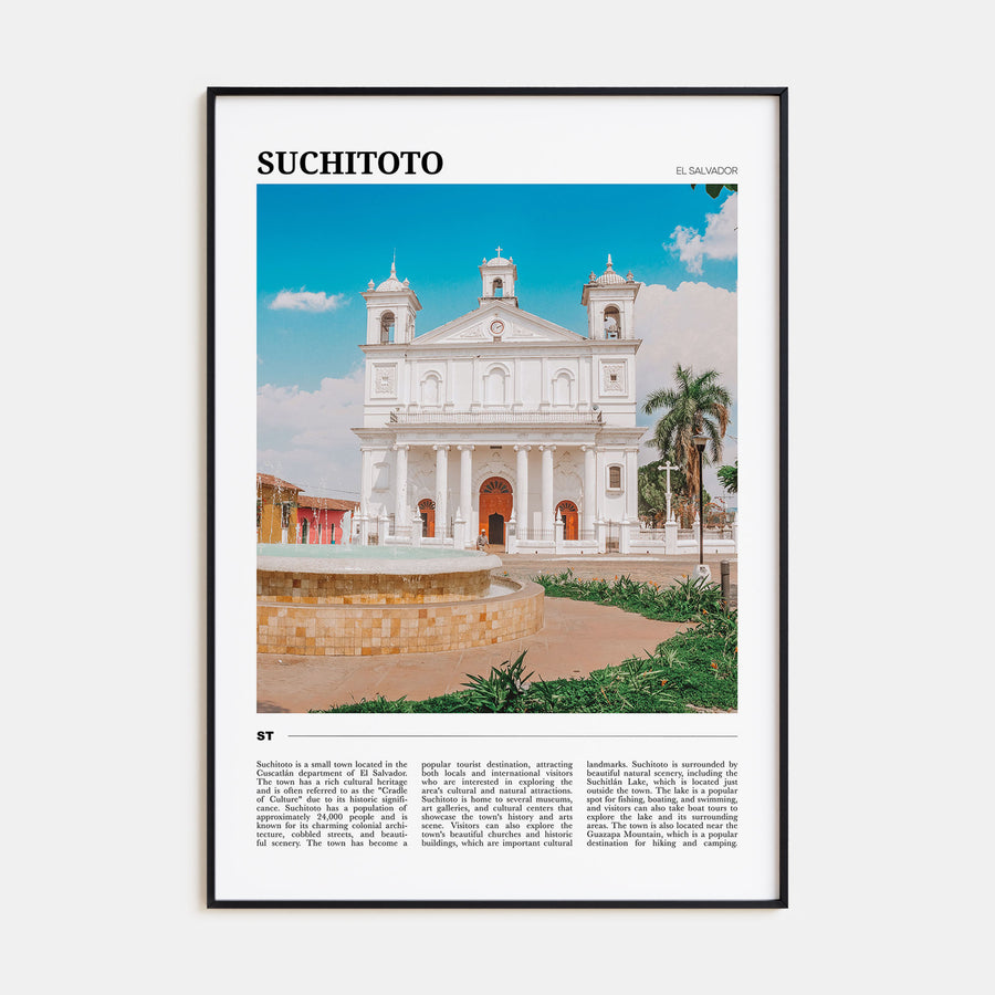 Suchitoto Travel Color Poster