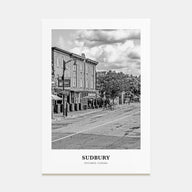 Sudbury Portrait B&W Poster