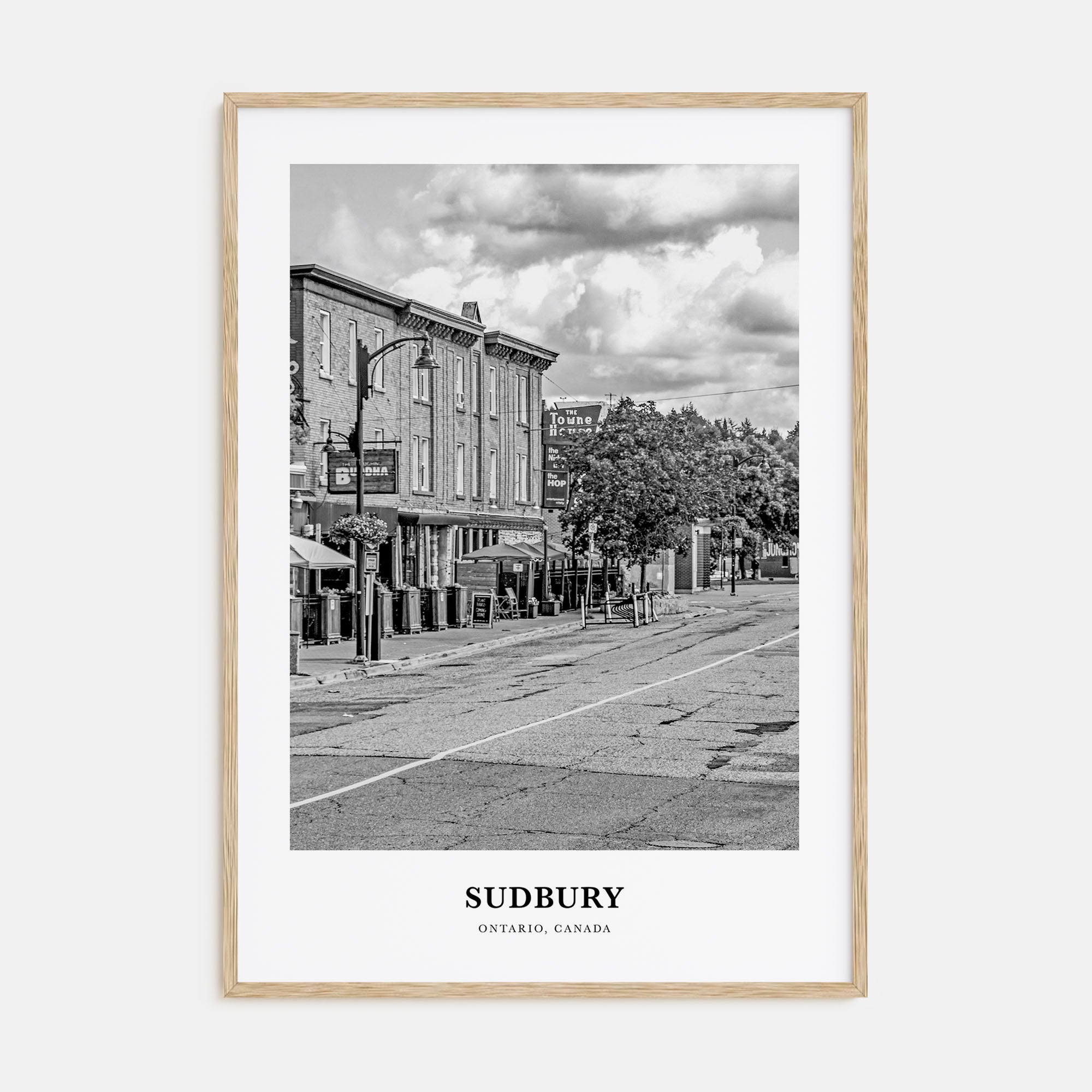 Sudbury Portrait B&W Poster