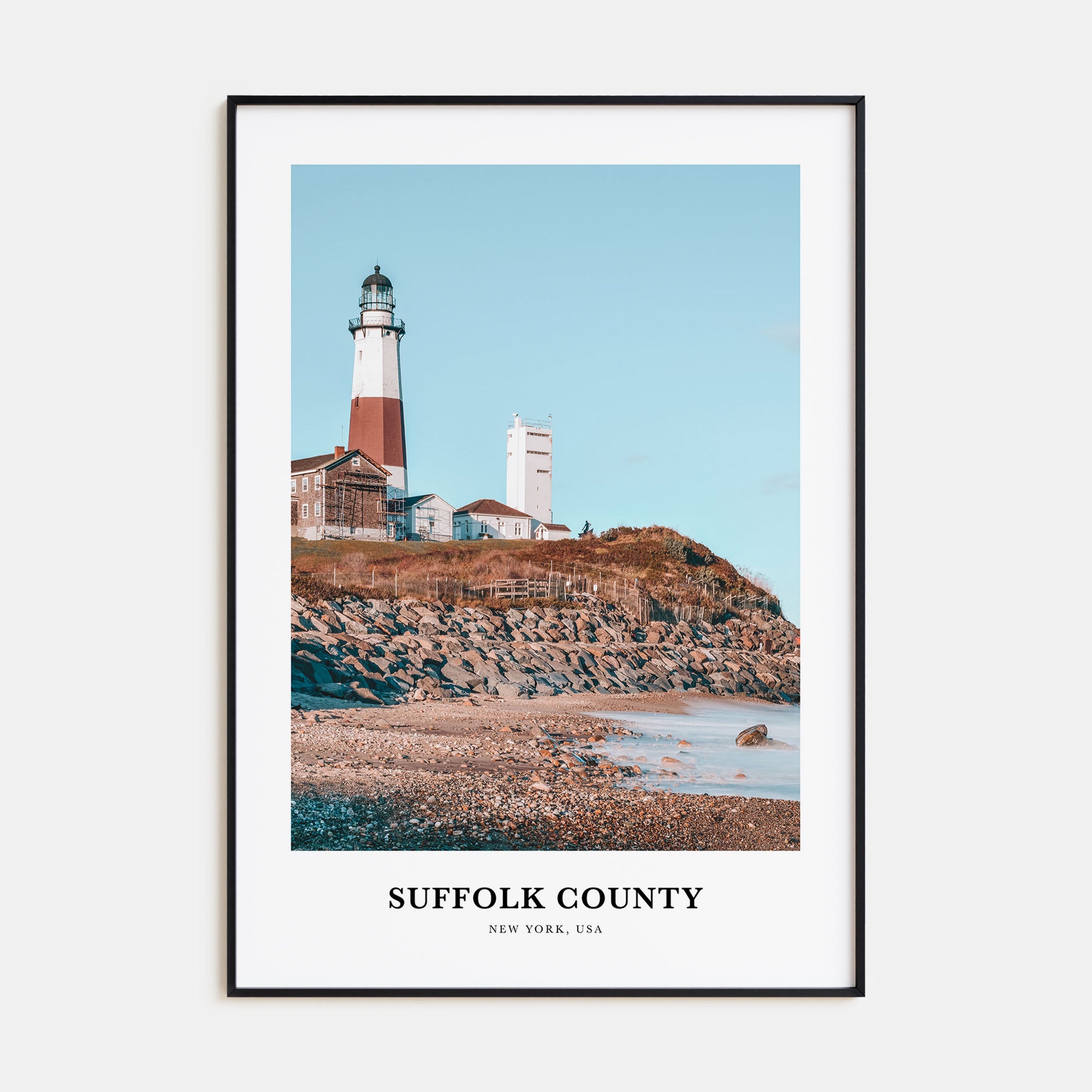Suffolk County Portrait Color Poster
