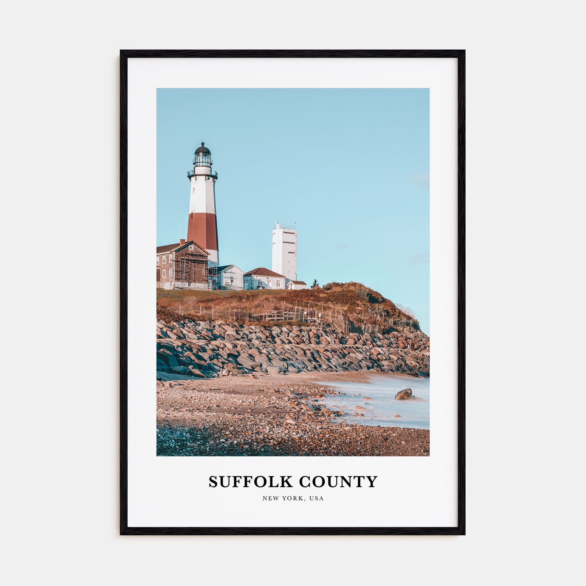 Suffolk County Portrait Color Poster