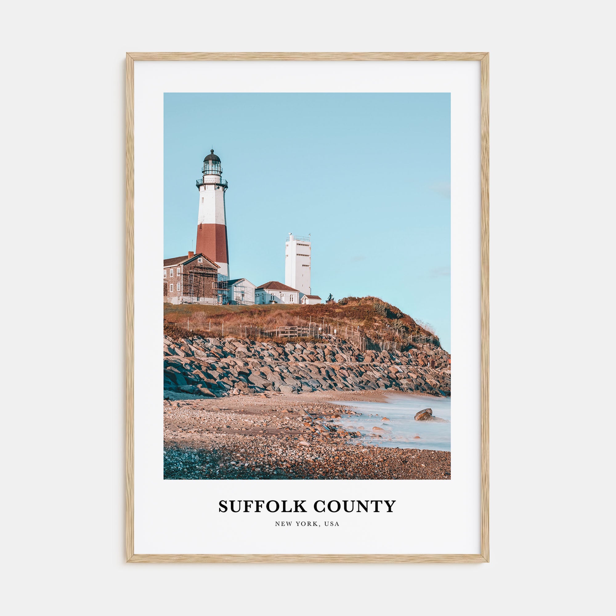 Suffolk County Portrait Color Poster