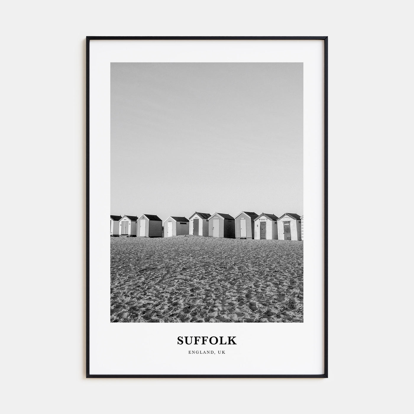 Suffolk Portrait B&W Poster