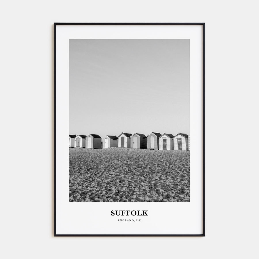 Suffolk Portrait B&W Poster