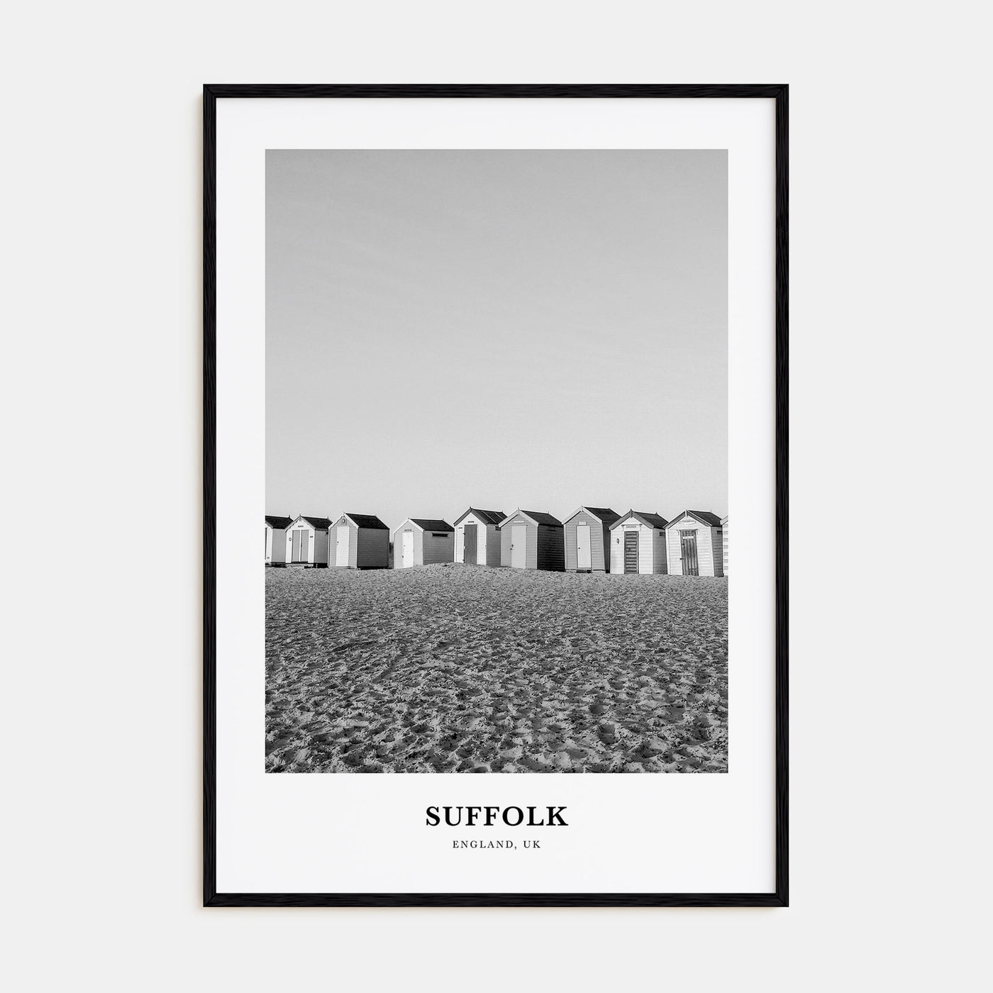 Suffolk Portrait B&W Poster