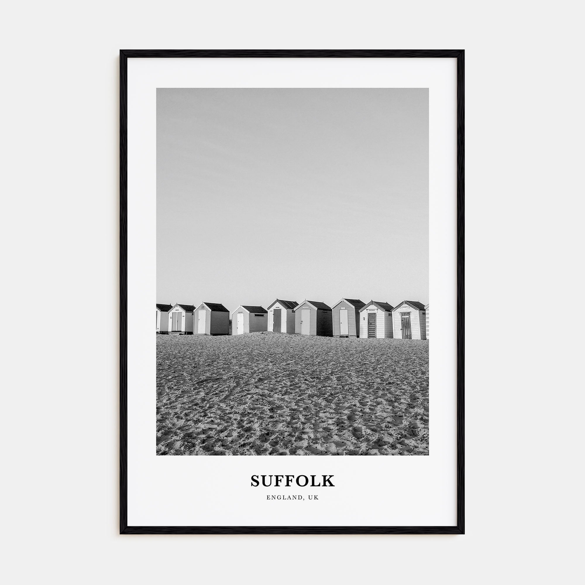 Suffolk Portrait B&W Poster