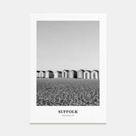 Suffolk Portrait B&W Poster