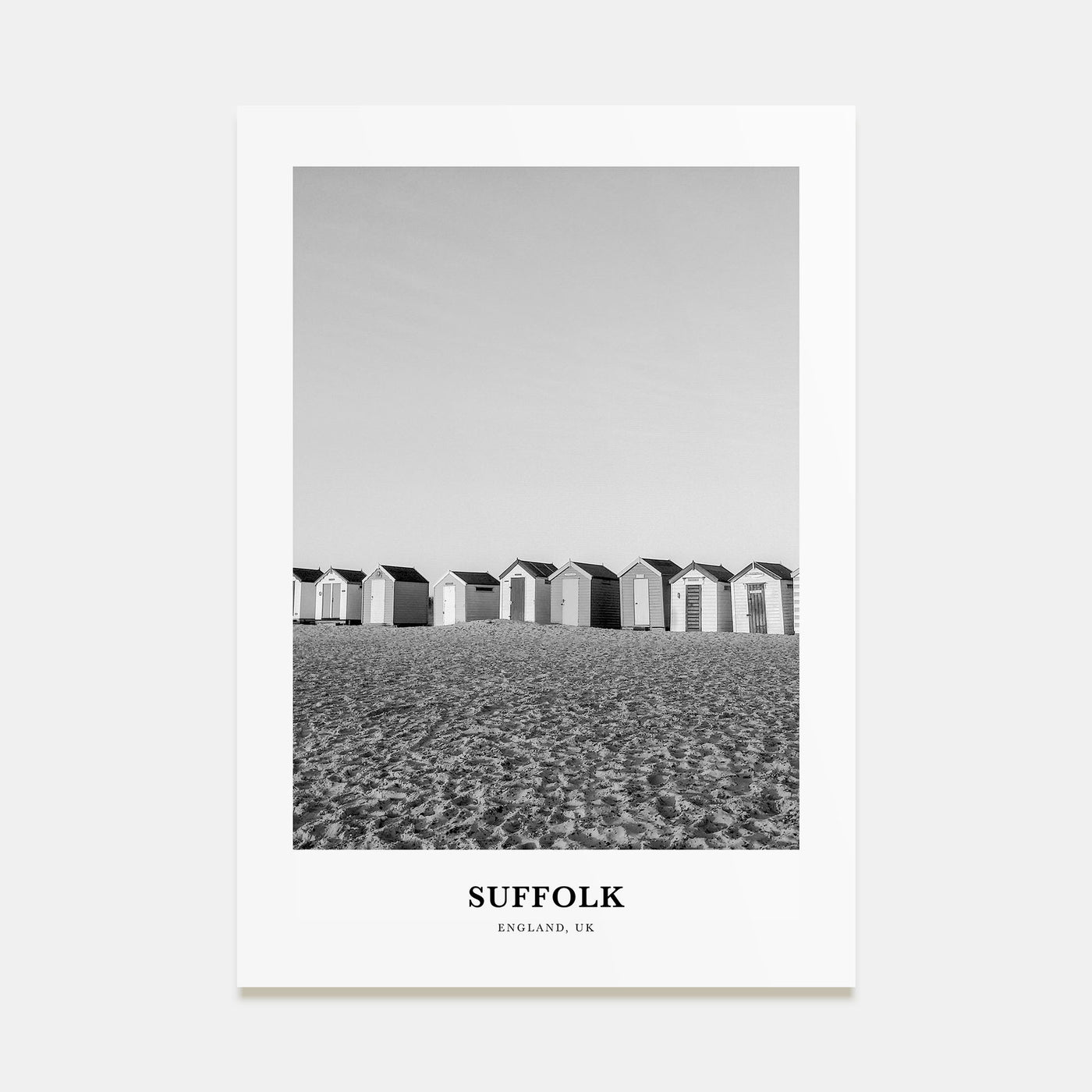 Suffolk Portrait B&W Poster