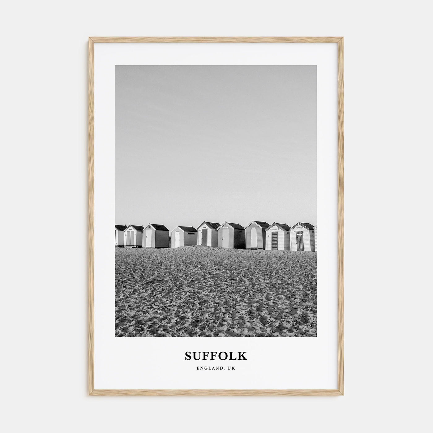 Suffolk Portrait B&W Poster