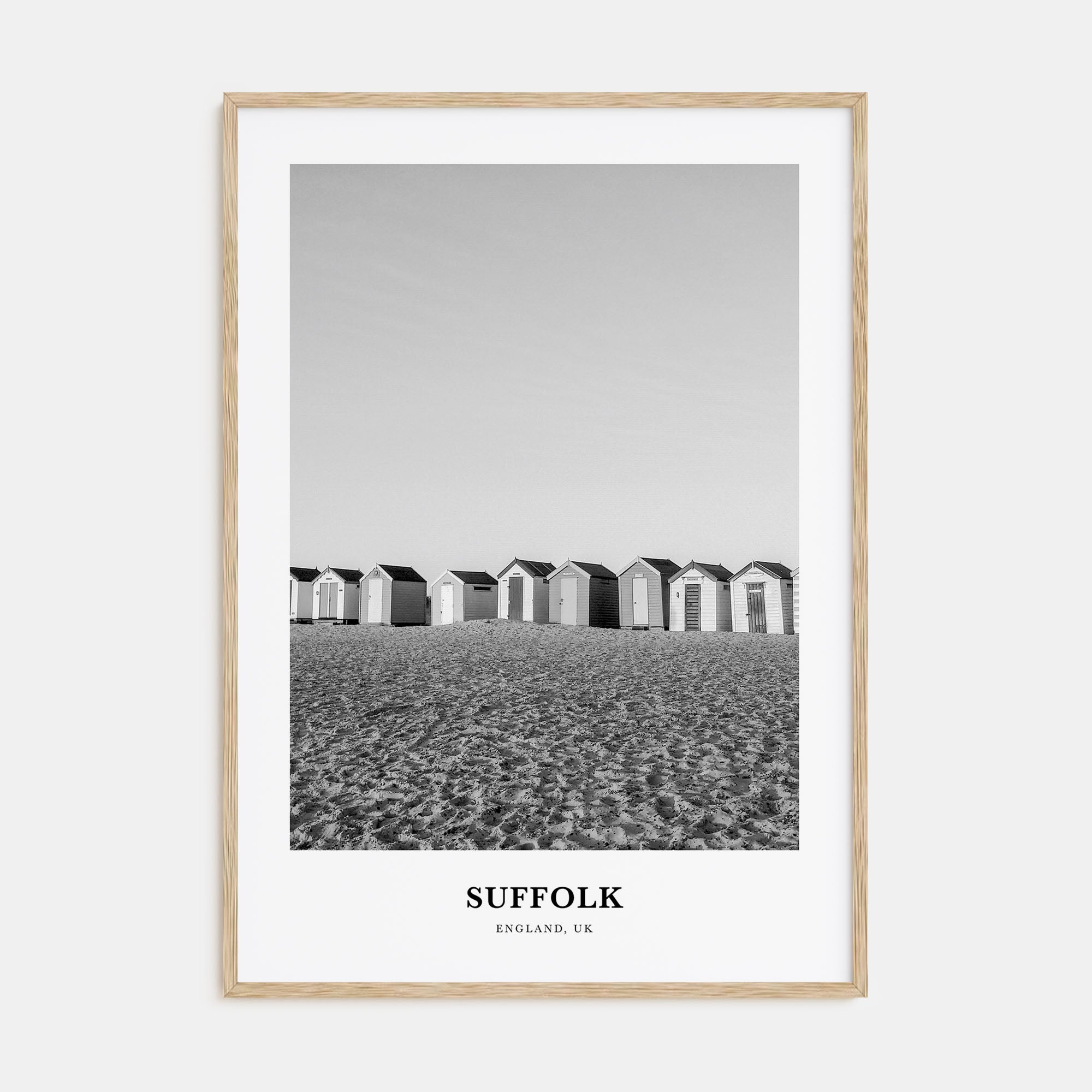 Suffolk Portrait B&W Poster