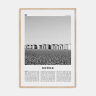 Suffolk Travel B&W Poster