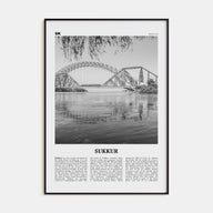Sukkur Travel B&W Poster