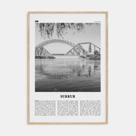 Sukkur Travel B&W Poster