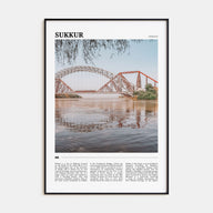Sukkur Travel Color Poster