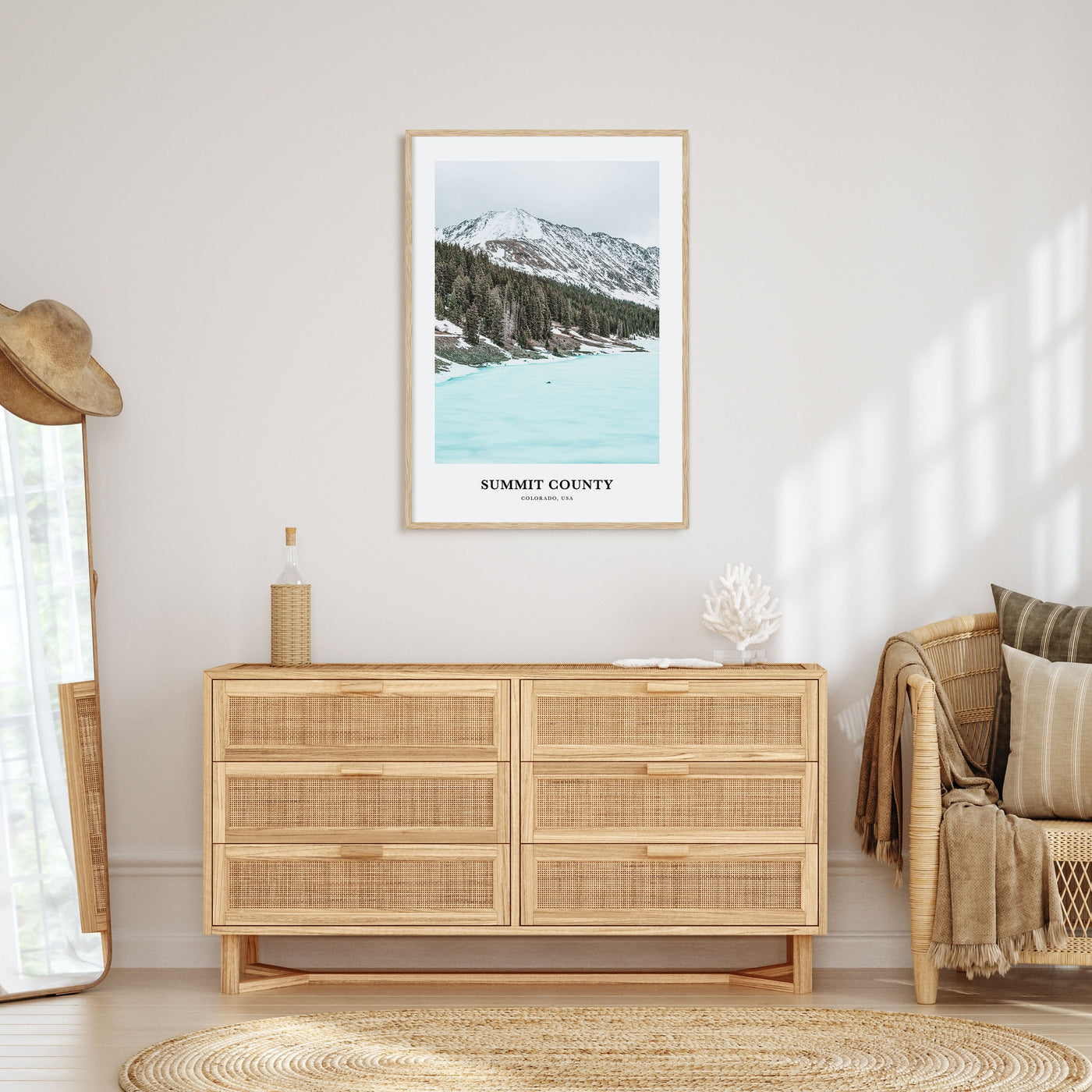 Summit County Portrait Color Poster