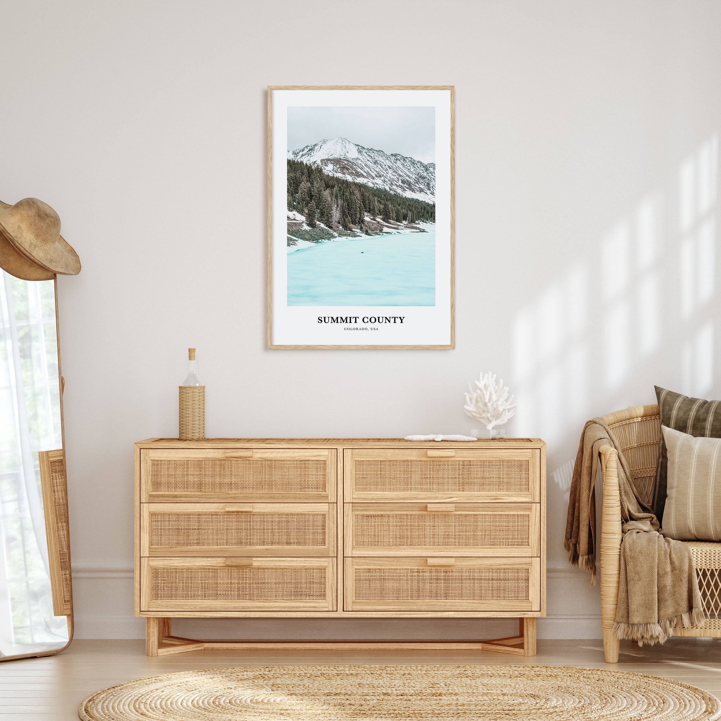 Summit County Portrait Color Poster