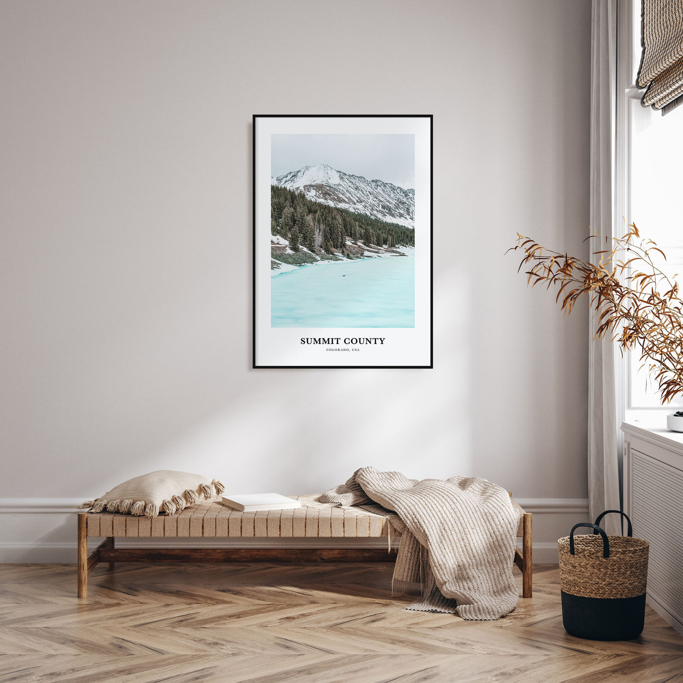 Summit County Portrait Color Poster