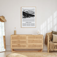 Summit County Travel B&W Poster