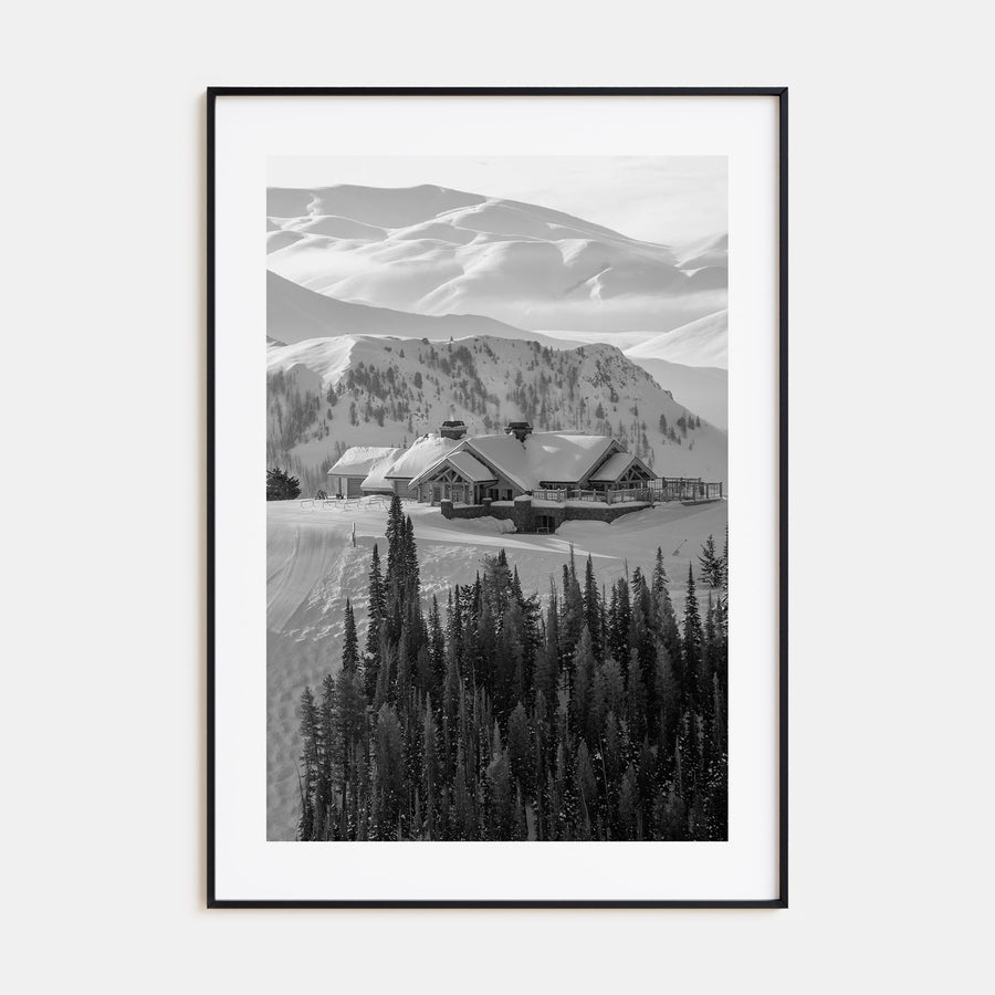 Sun Valley Photo B&W Poster
