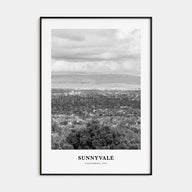 Sunnyvale Portrait B&W Poster