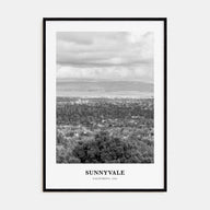 Sunnyvale Portrait B&W Poster