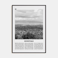 Sunnyvale Travel B&W Poster