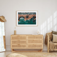 Sunset Cliffs Landscape Color Poster