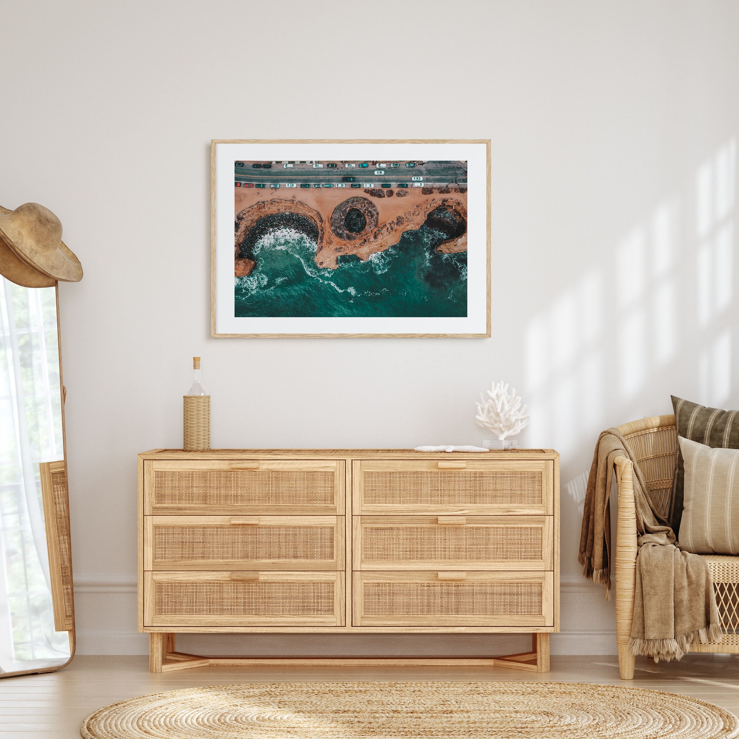 Sunset Cliffs Landscape Color Poster