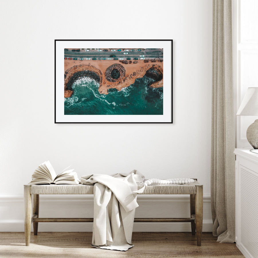 Sunset Cliffs Landscape Color Poster
