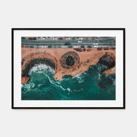Sunset Cliffs Landscape Color Poster
