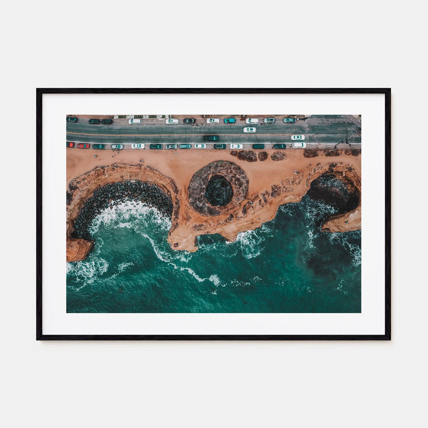 Sunset Cliffs Landscape Color Poster