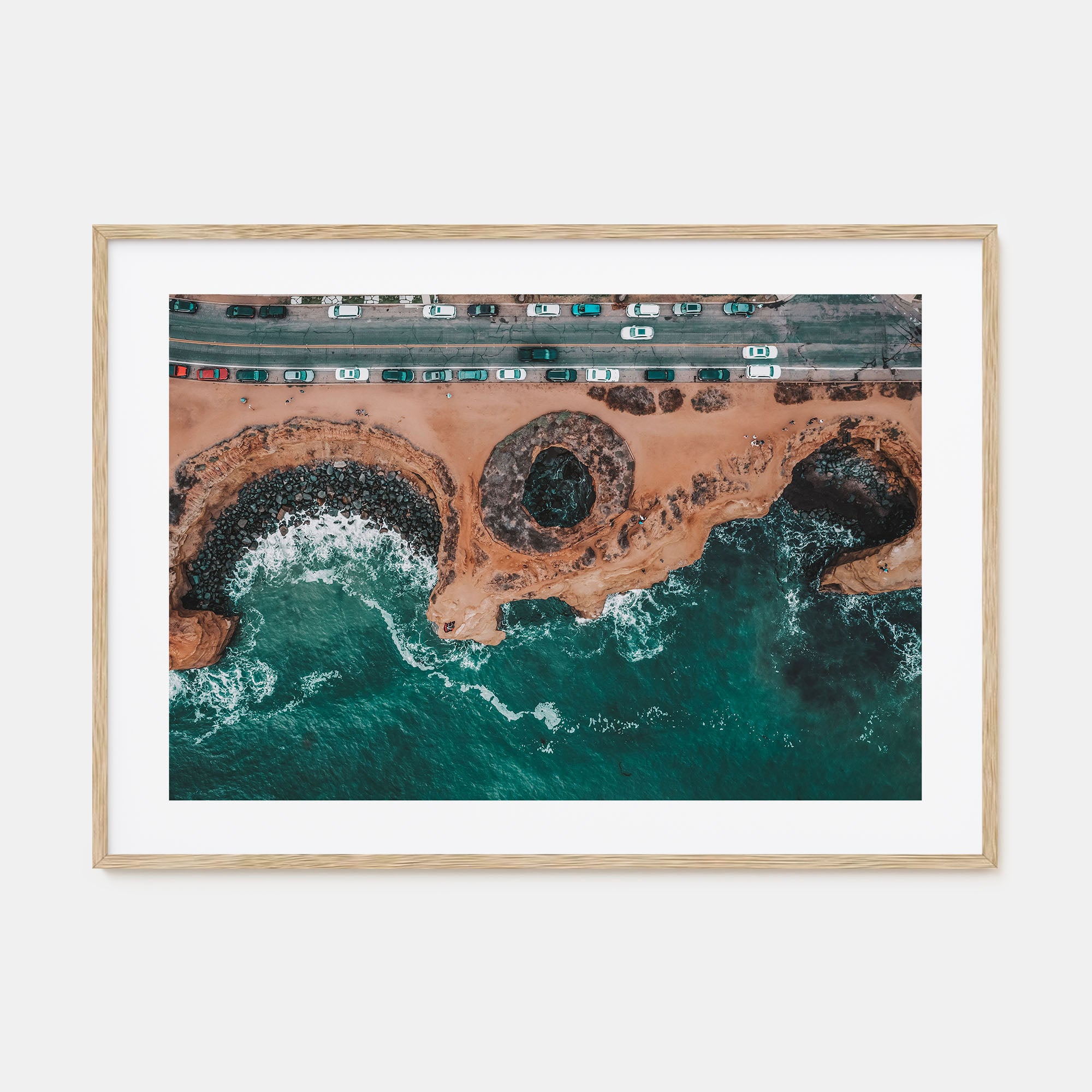 Sunset Cliffs Landscape Color Poster