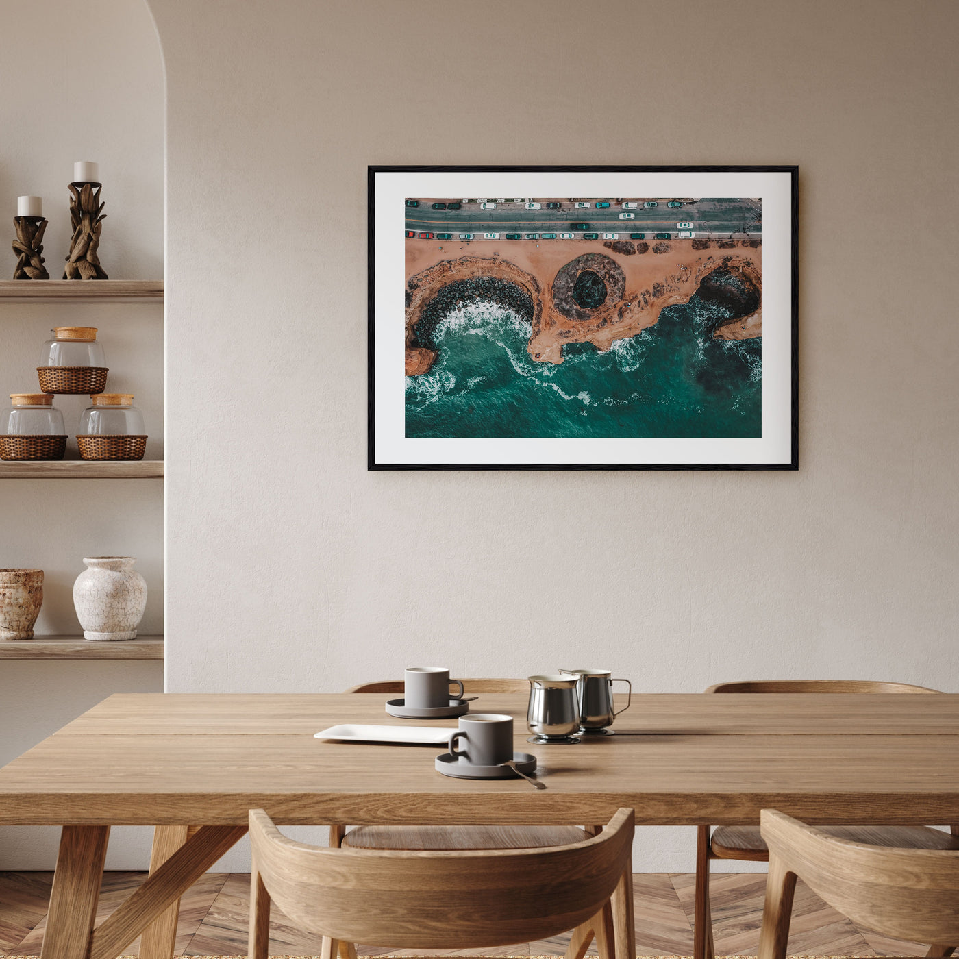 Sunset Cliffs Landscape Color Poster