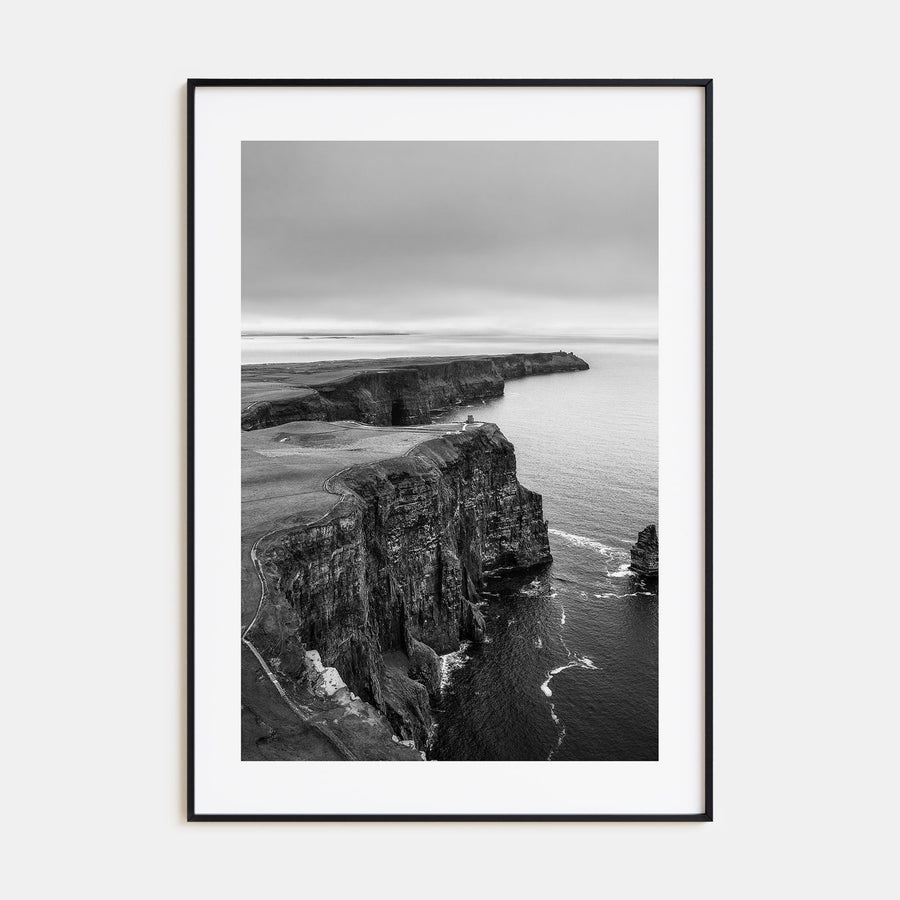 Sunset Cliffs Photo B&W Poster