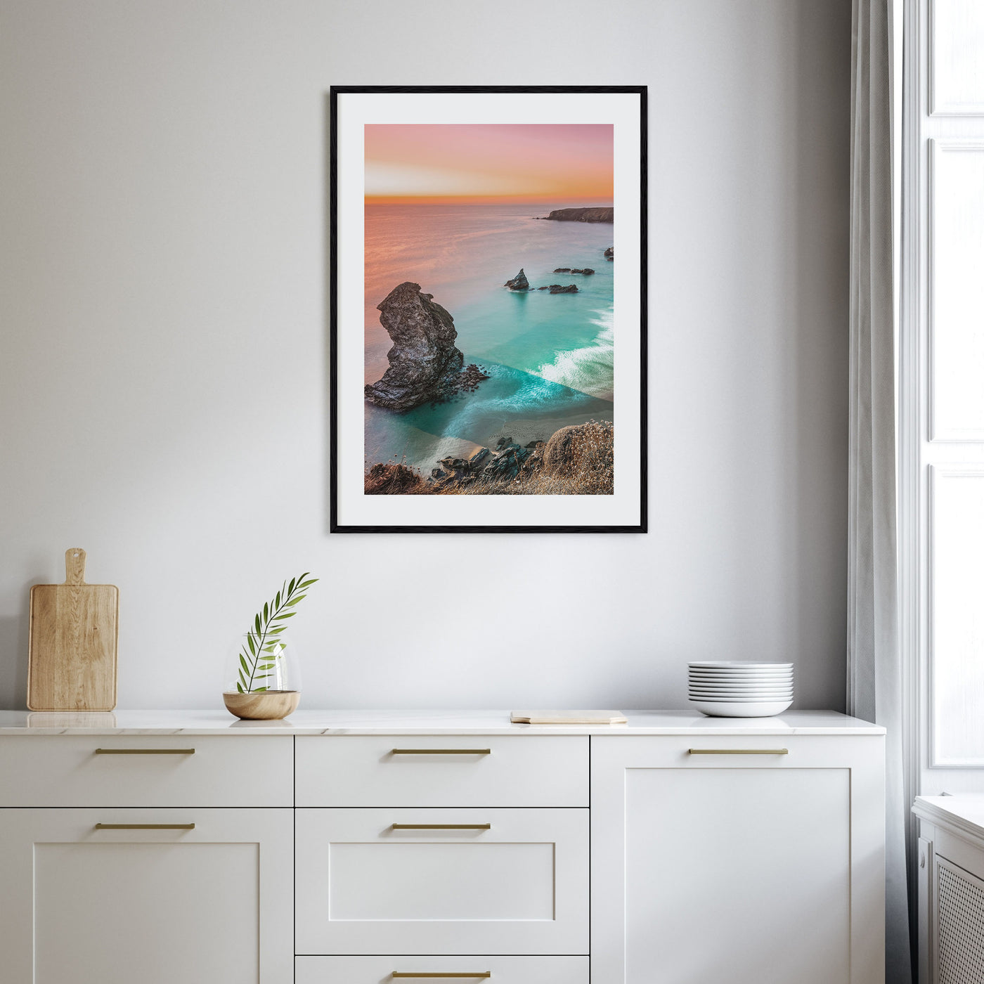 Sunset Cliffs Photo Color No 1 Poster