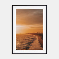 Sunset Coast Photo Color No 1 Poster