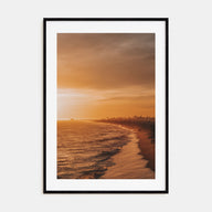 Sunset Coast Photo Color No 1 Poster