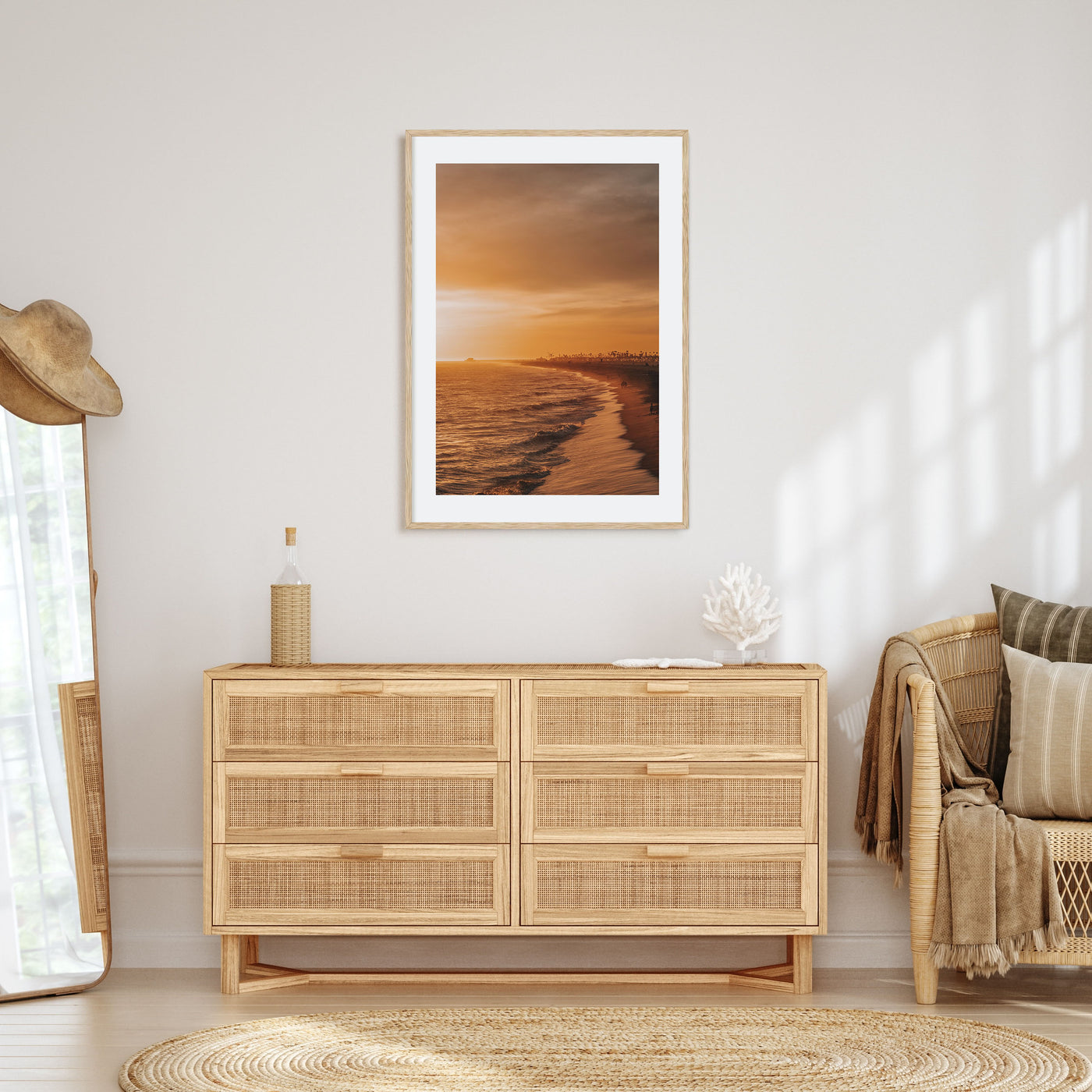 Sunset Coast Photo Color No 1 Poster