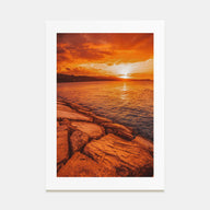 Sunset Coast Photo Color No 2 Poster