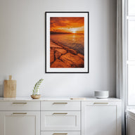 Sunset Coast Photo Color No 2 Poster