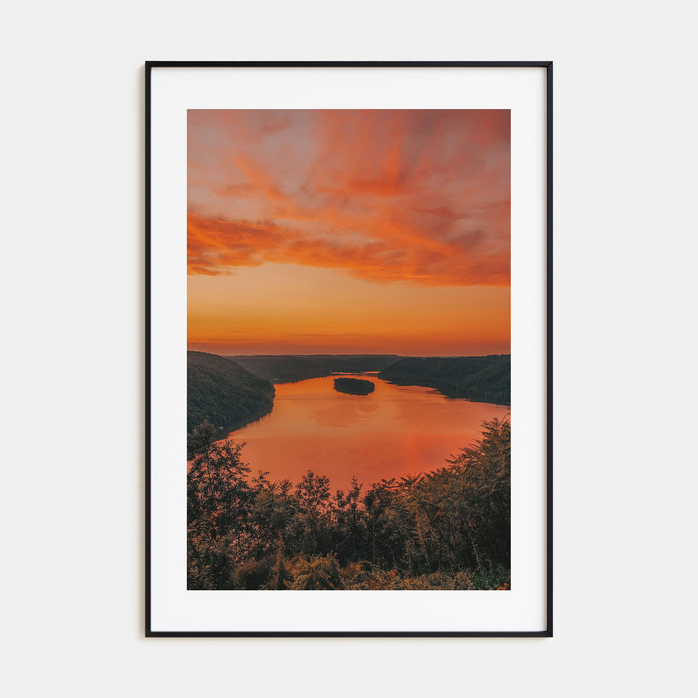 Sunset Landscape Photo Color No 1 Poster
